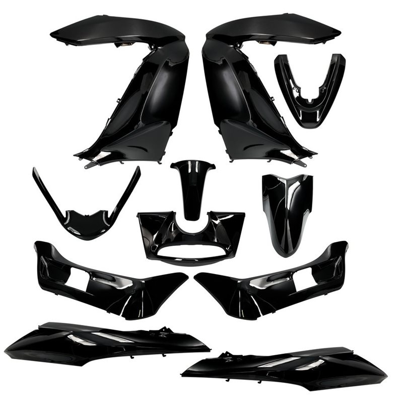KIT DE CARENADOS HONDA PCX 2013 11 PIEZAS NEGRO KIT DE CARENADOS HONDA PCX 2013 11 PIEZAS NEGRO